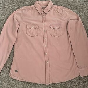 💜 3 for $10 Women's Pink Button-Up Shirt